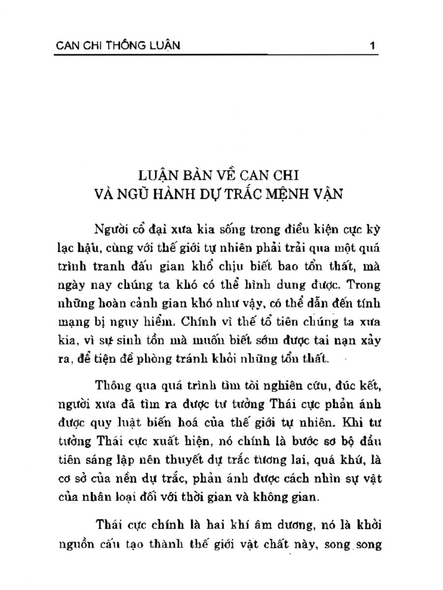 Can Chi Thông Luận - 
