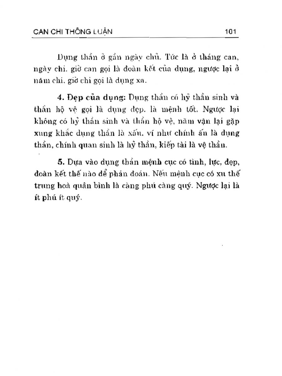 Can Chi Thông Luận - 101