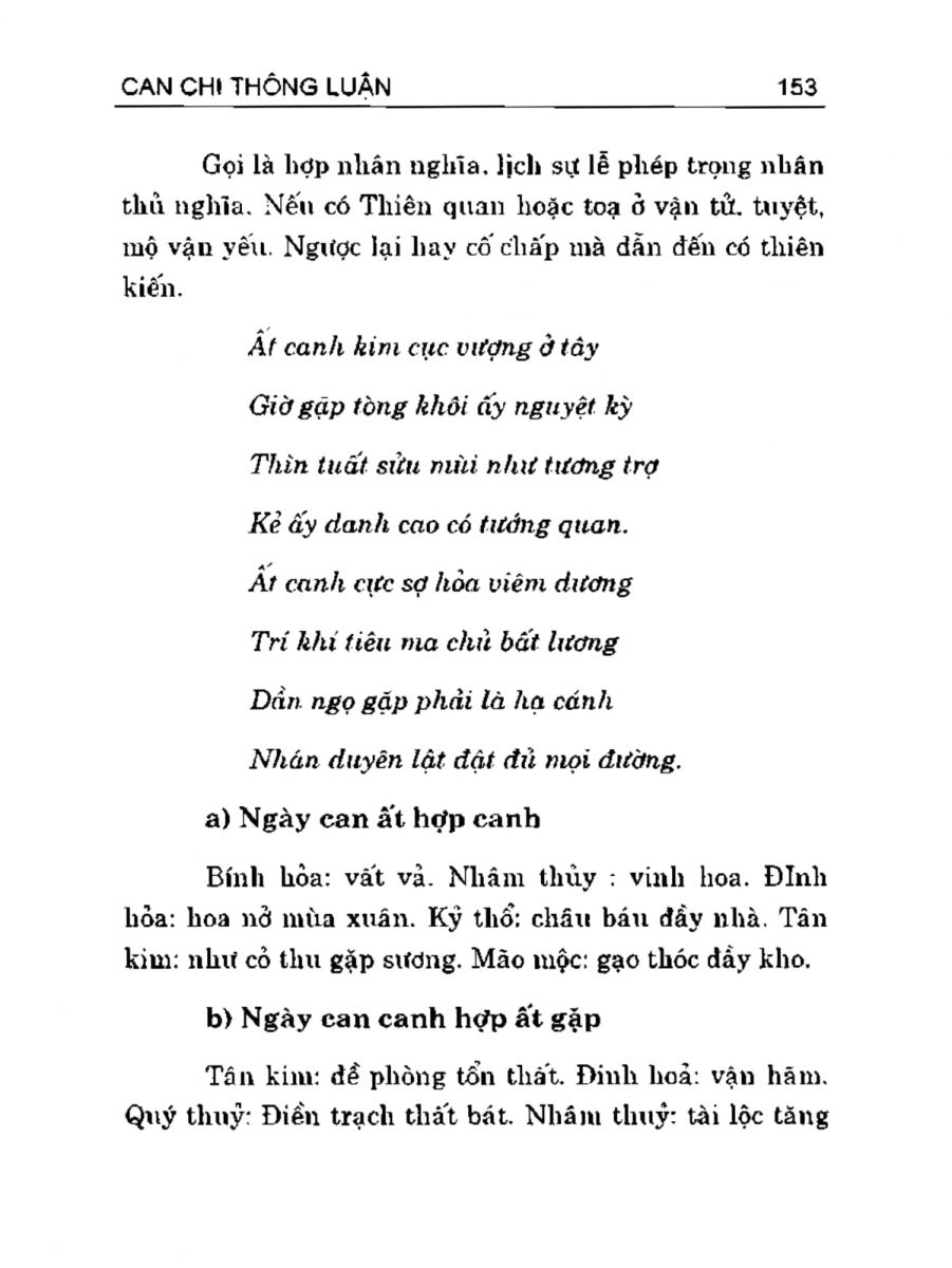 Can Chi Thông Luận - 153