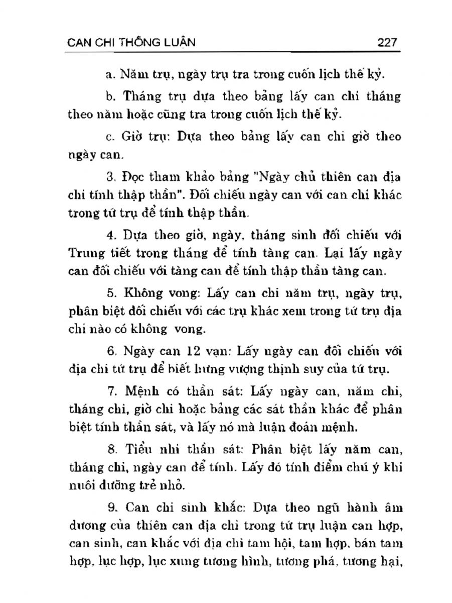 Can Chi Thông Luận - 227