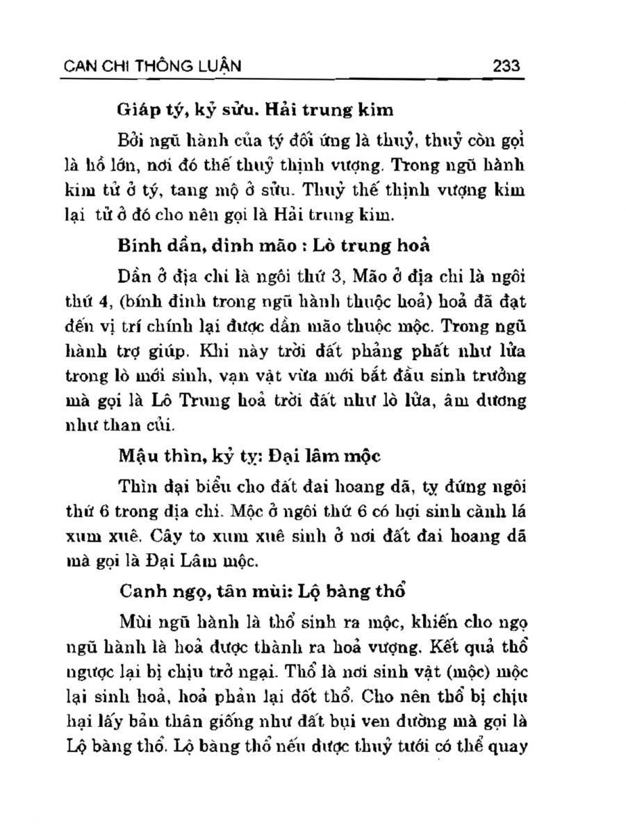 Can Chi Thông Luận - 233