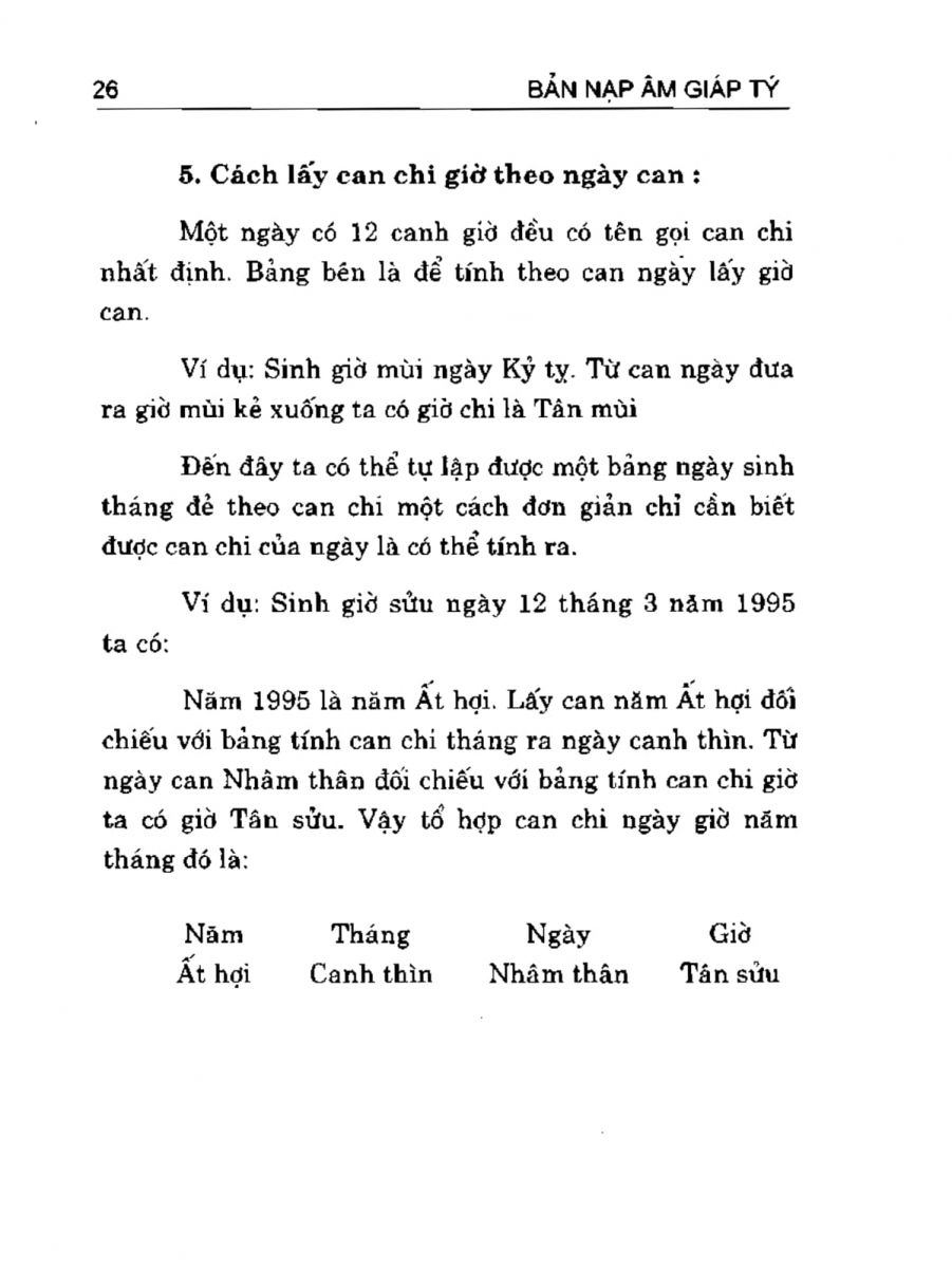 Can Chi Thông Luận - 26