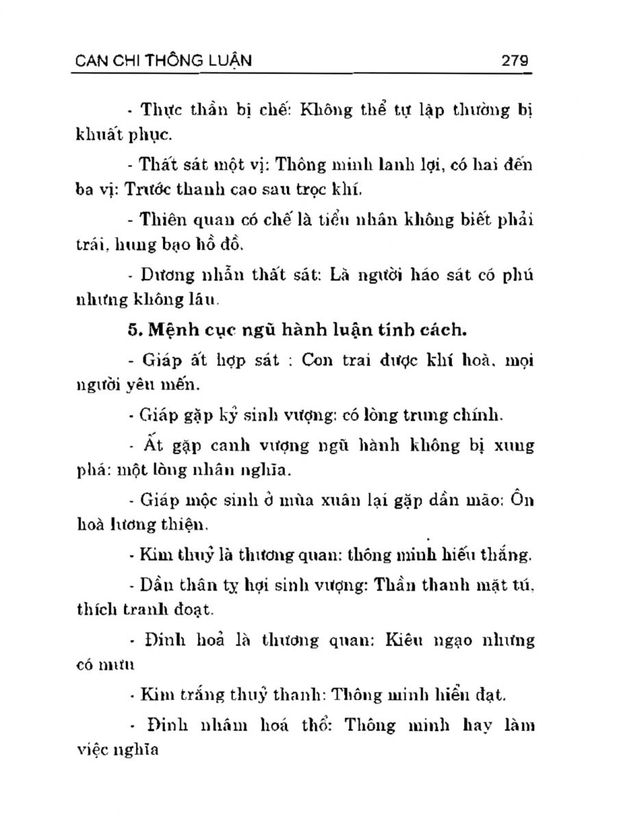 Can Chi Thông Luận - 279