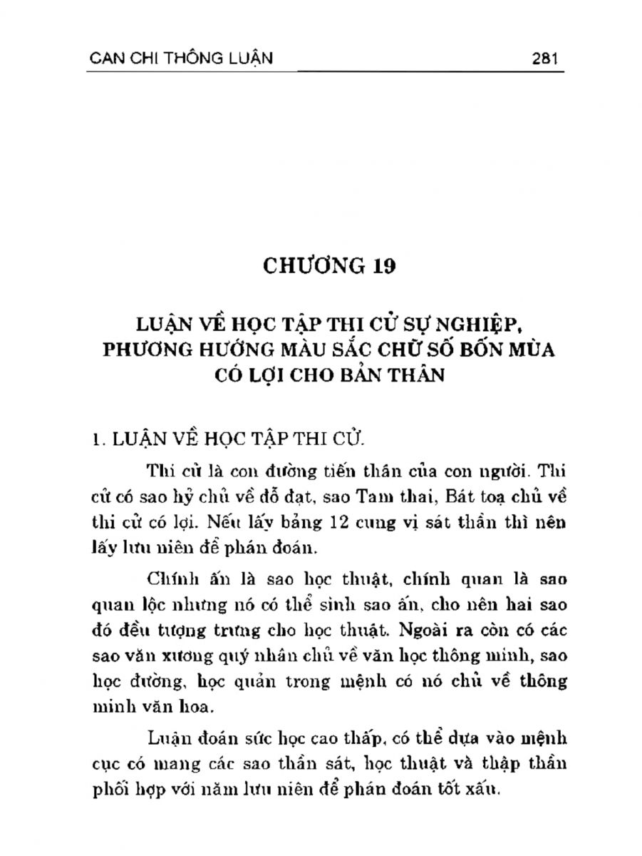 Can Chi Thông Luận - 281