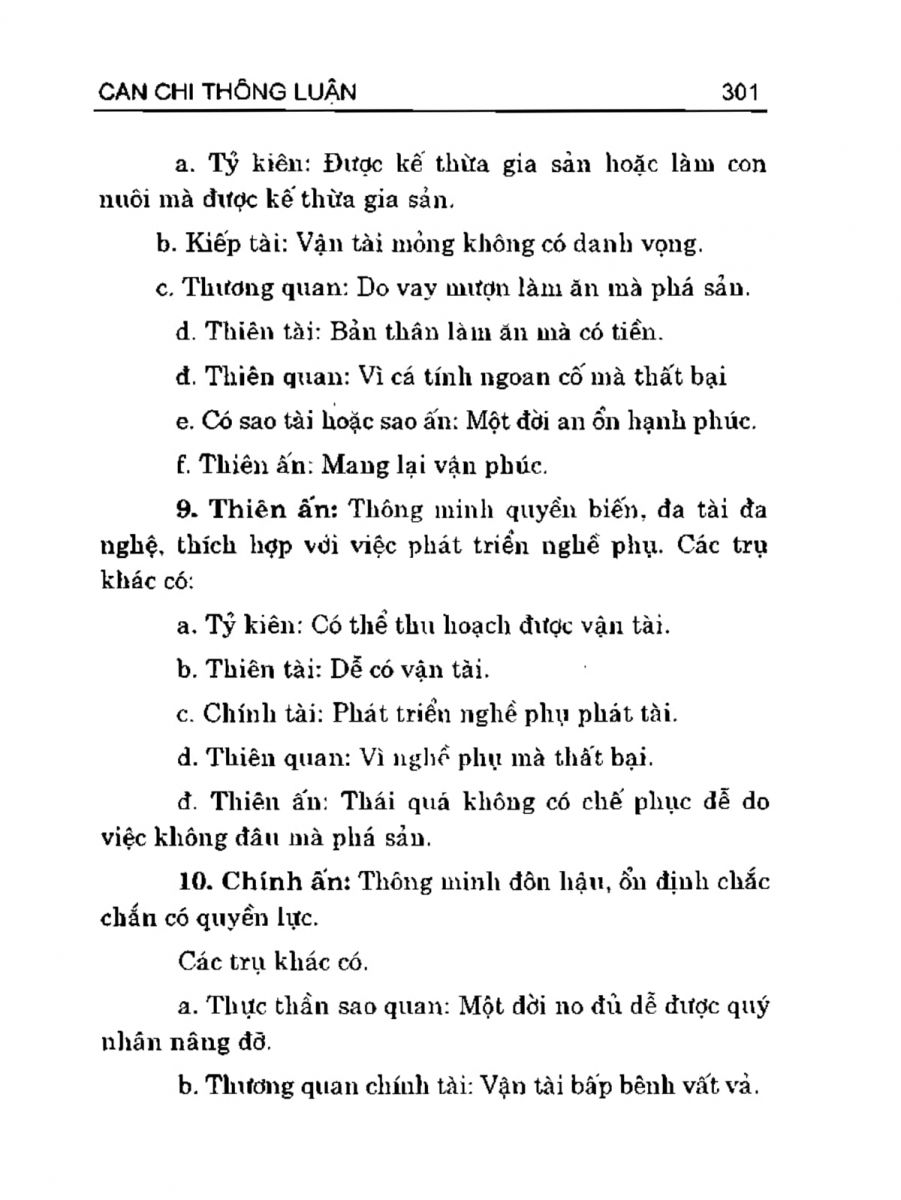 Can Chi Thông Luận - 301