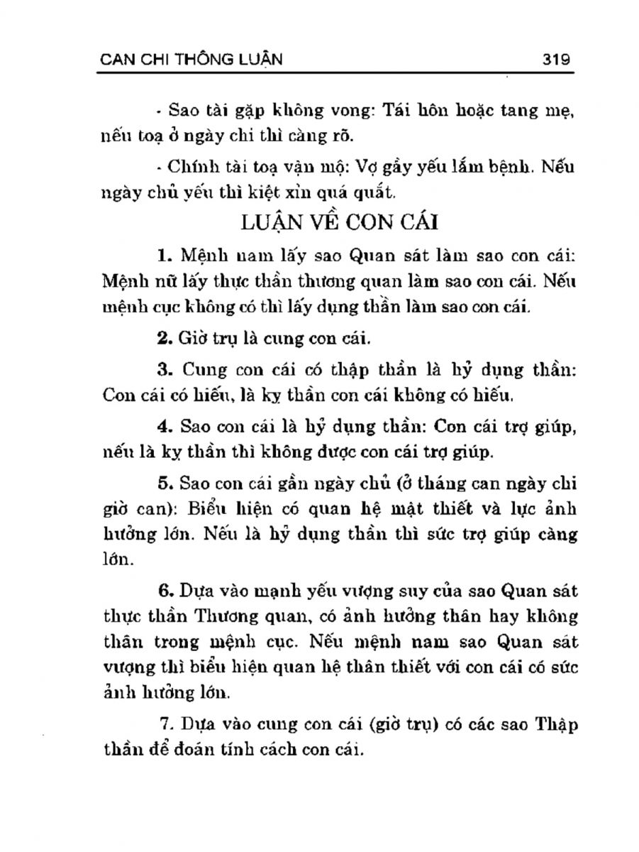 Can Chi Thông Luận - 319