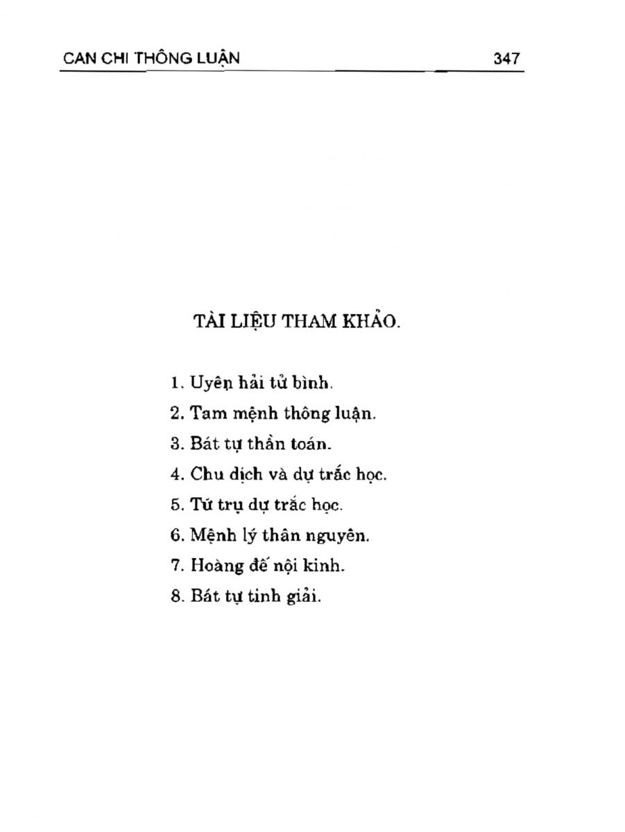 Can Chi Thông Luận - 347