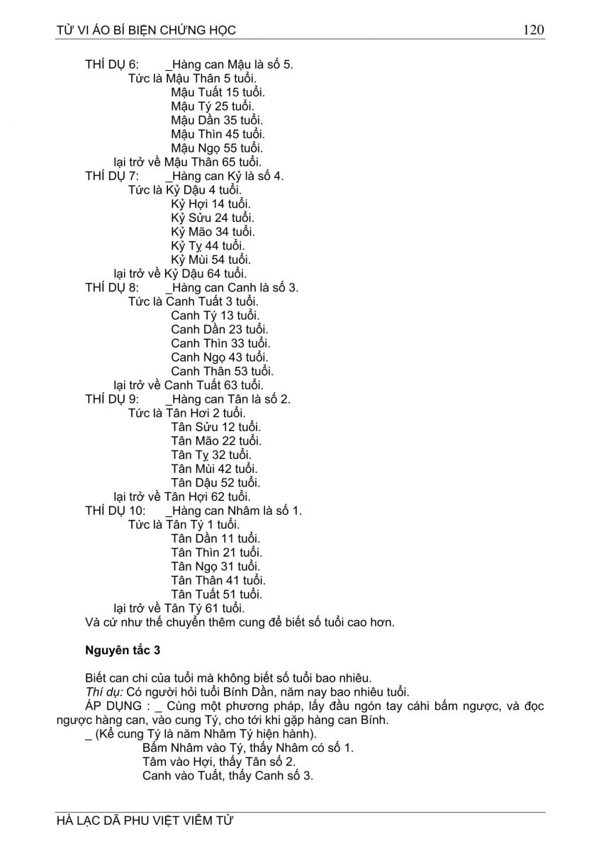 Tử Vi Ảo Bí Biện Chứng Học - 120