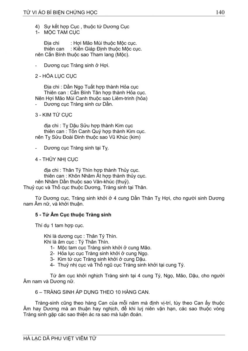 Tử Vi Ảo Bí Biện Chứng Học - 140