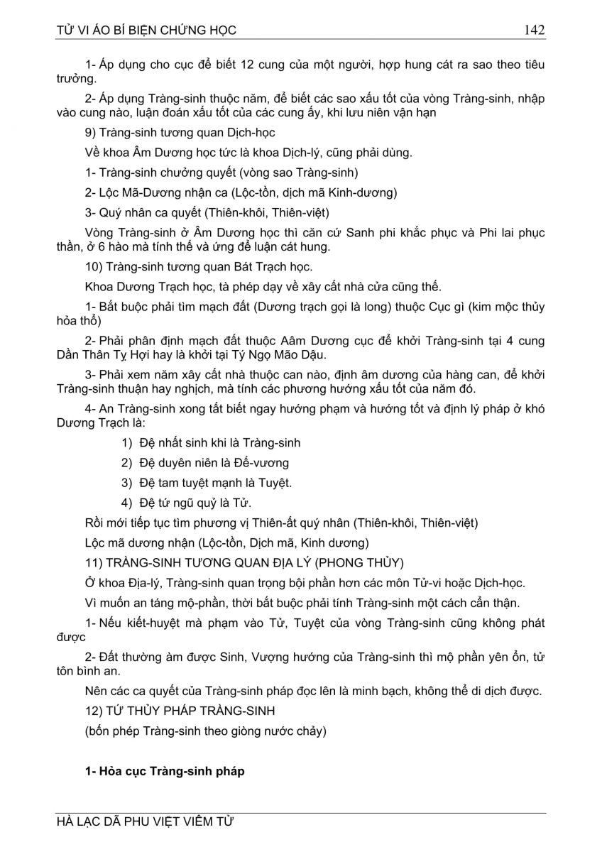 Tử Vi Ảo Bí Biện Chứng Học - 142
