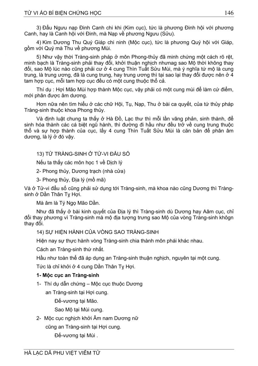 Tử Vi Ảo Bí Biện Chứng Học - 146