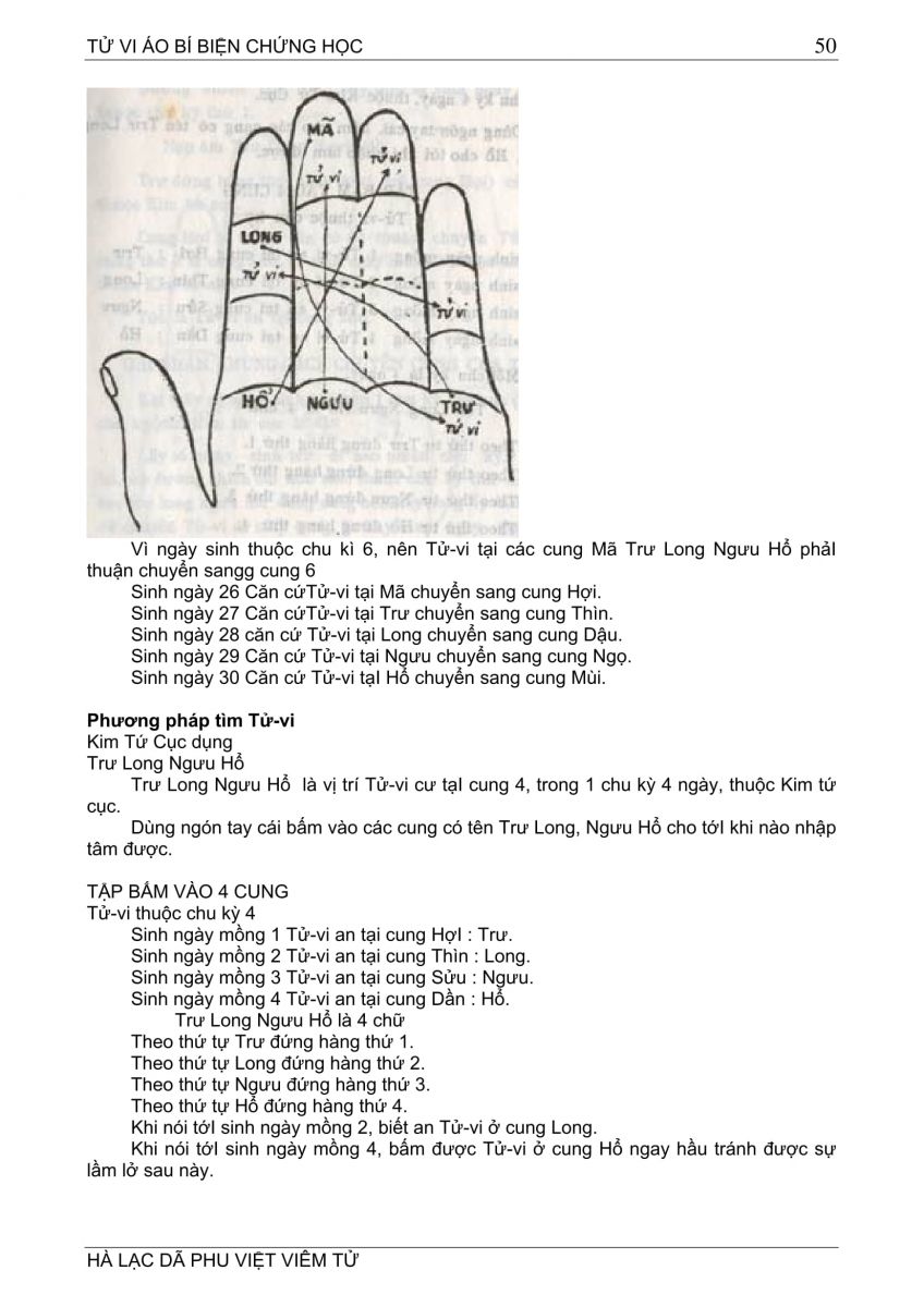 Tử Vi Ảo Bí Biện Chứng Học - 50