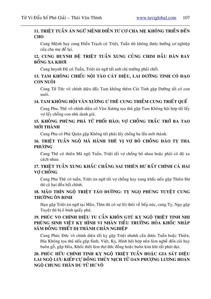 Tử Vi Đẩu Số Phú Giải - 107