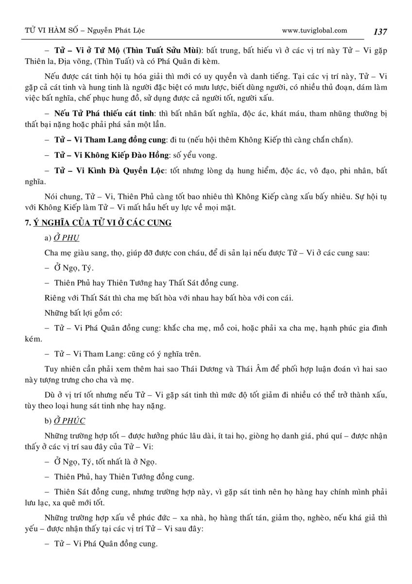 Tử Vi Hàm Số - 137
