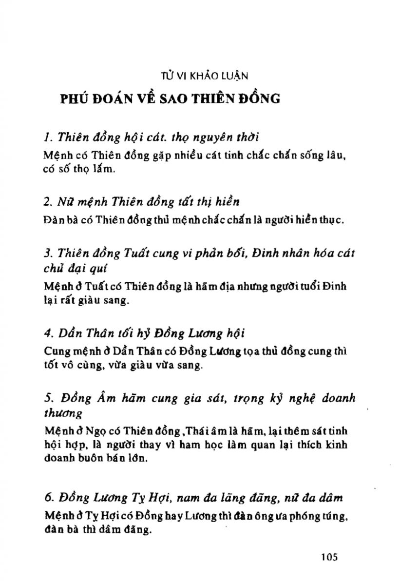 Tử Vi Khảo Luận - 105