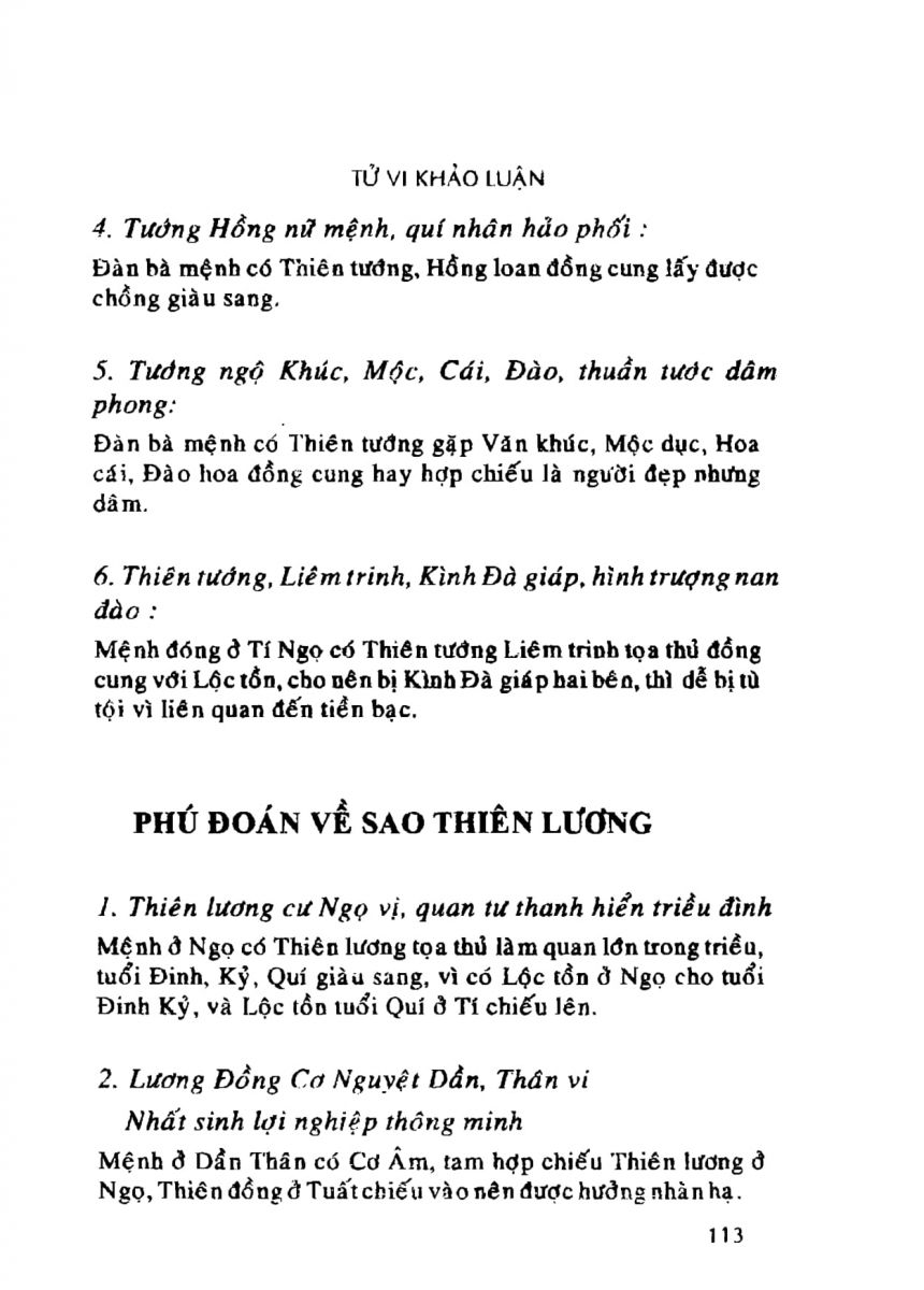 Tử Vi Khảo Luận - 113
