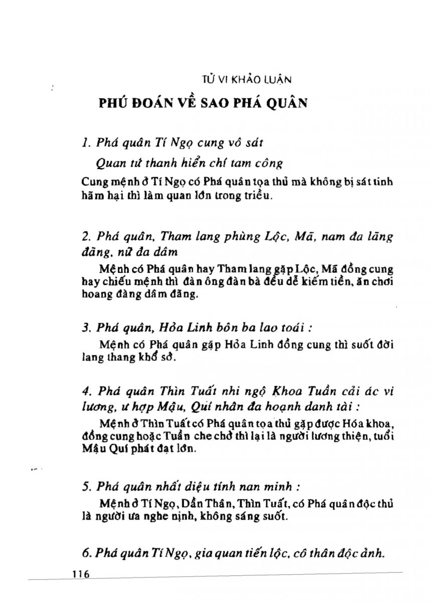 Tử Vi Khảo Luận - 116