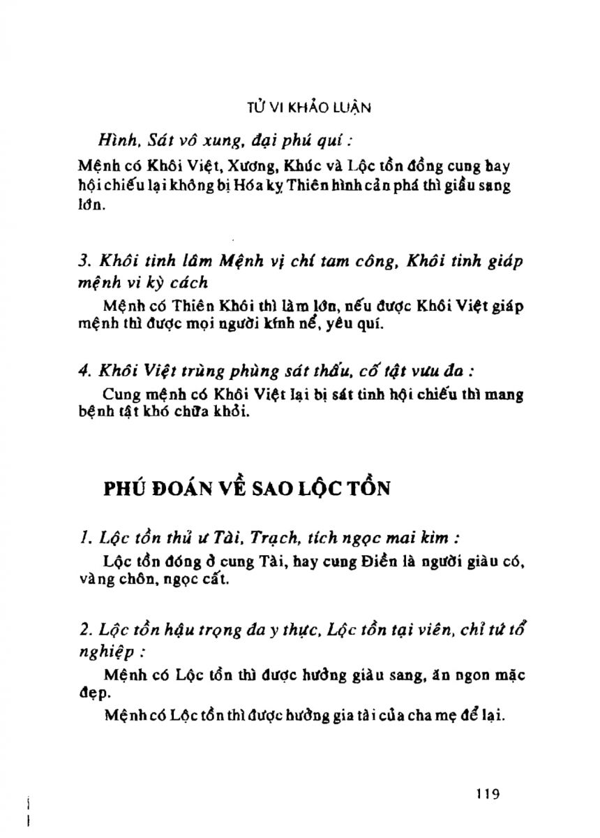 Tử Vi Khảo Luận - 119
