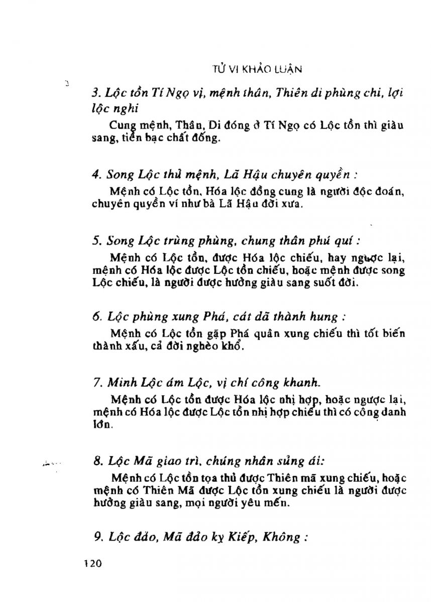 Tử Vi Khảo Luận - 120