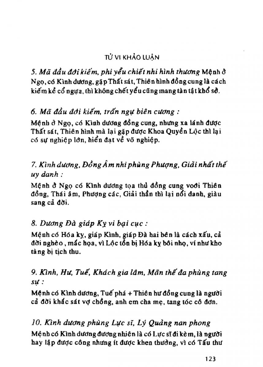 Tử Vi Khảo Luận - 123