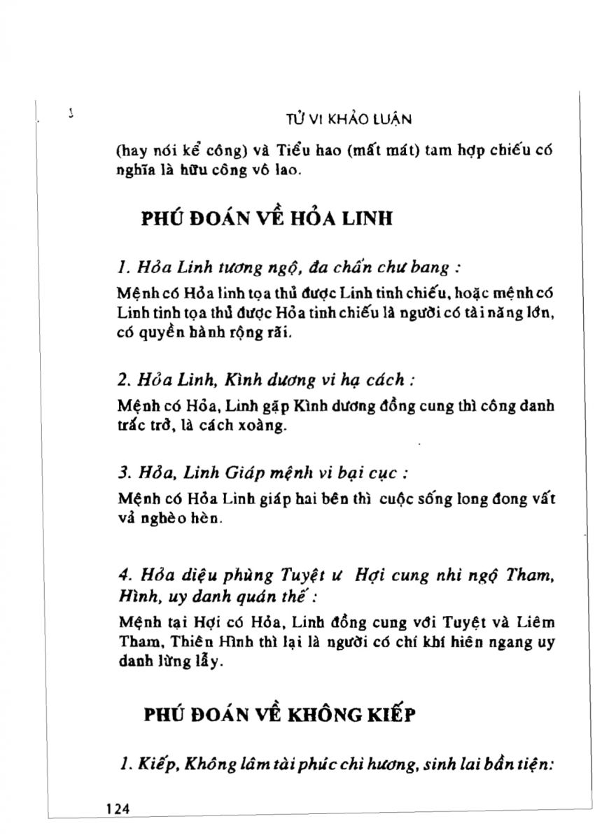 Tử Vi Khảo Luận - 124