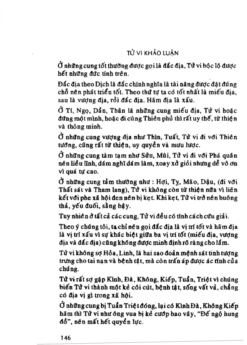 Tử Vi Khảo Luận - 146
