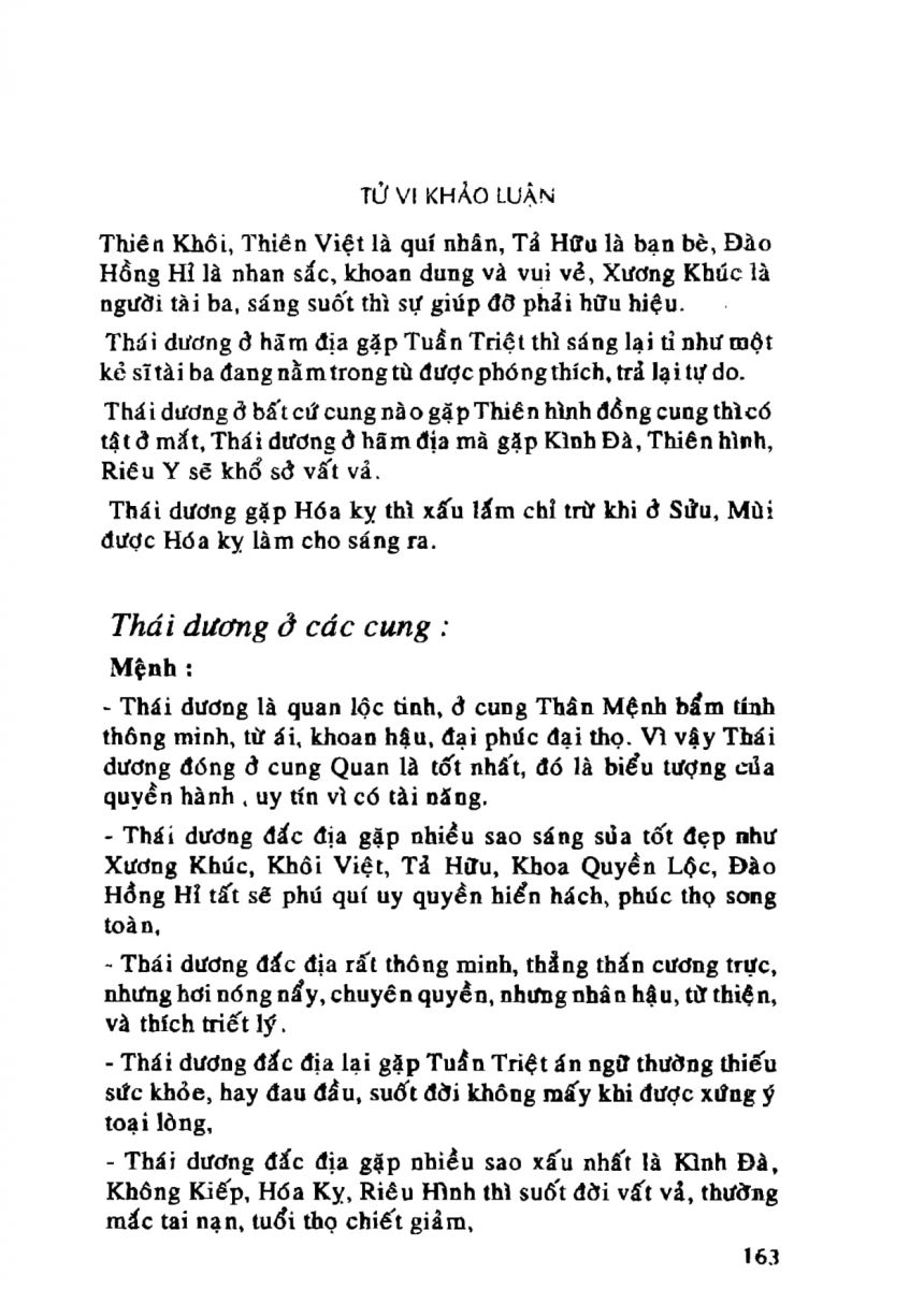 Tử Vi Khảo Luận - 163