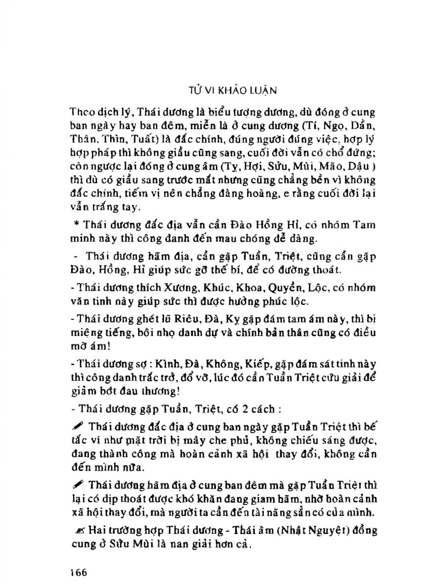 Tử Vi Khảo Luận - 166
