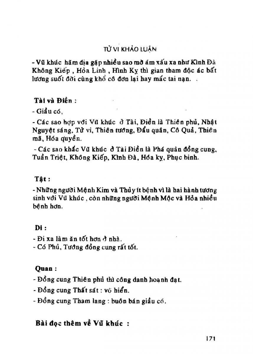 Tử Vi Khảo Luận - 171