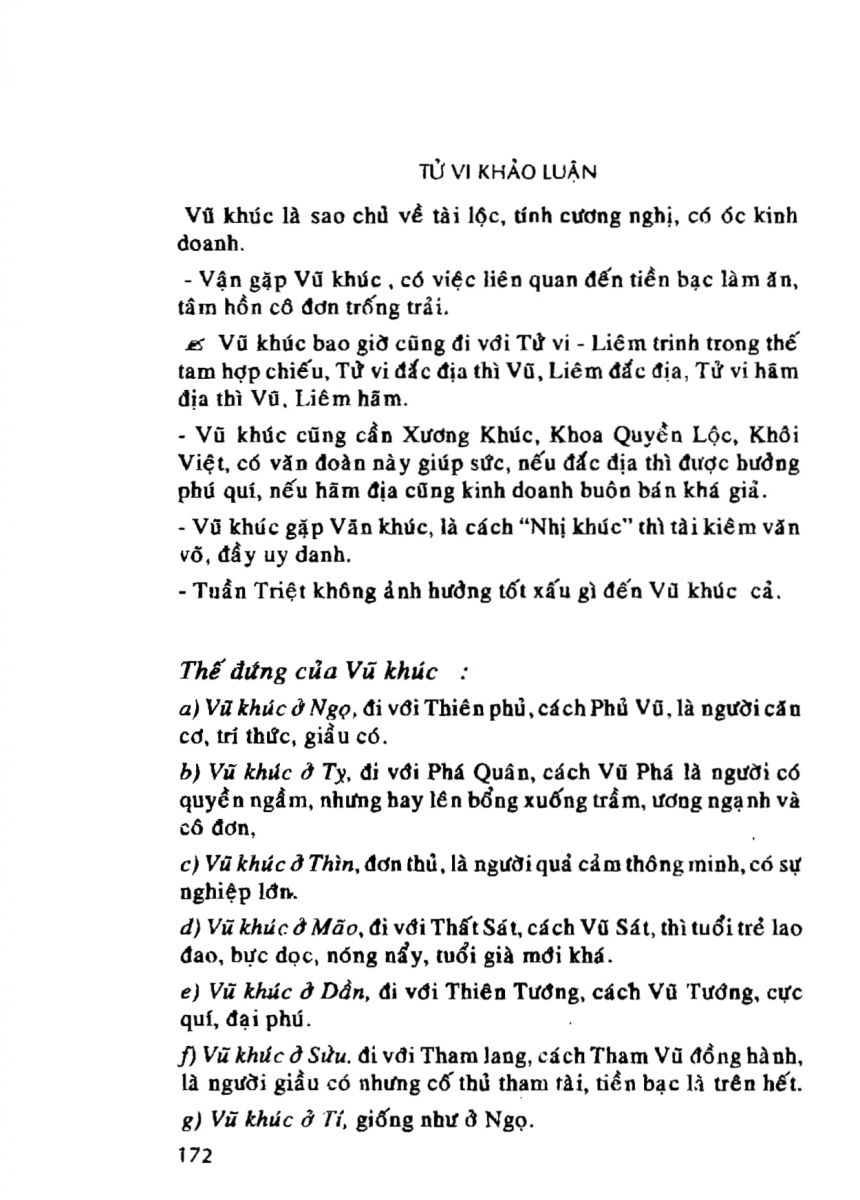 Tử Vi Khảo Luận - 172