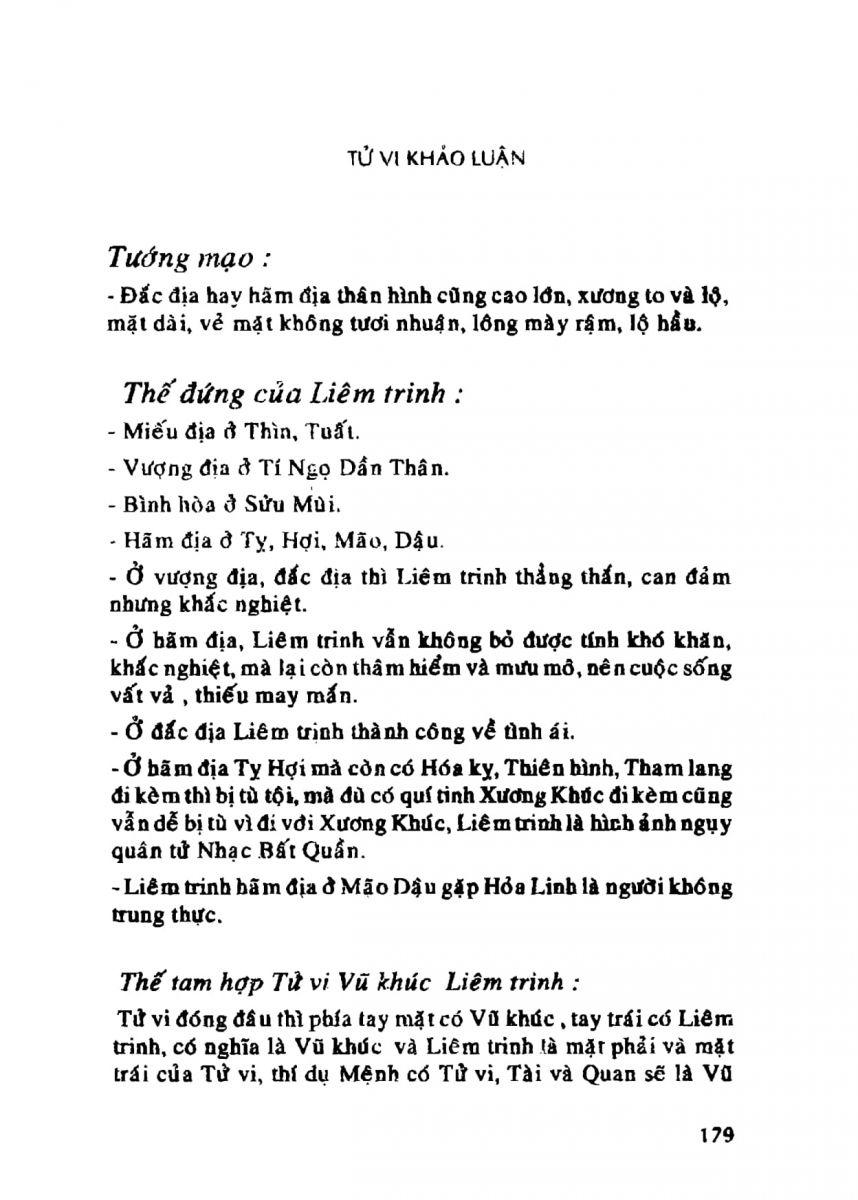 Tử Vi Khảo Luận - 179