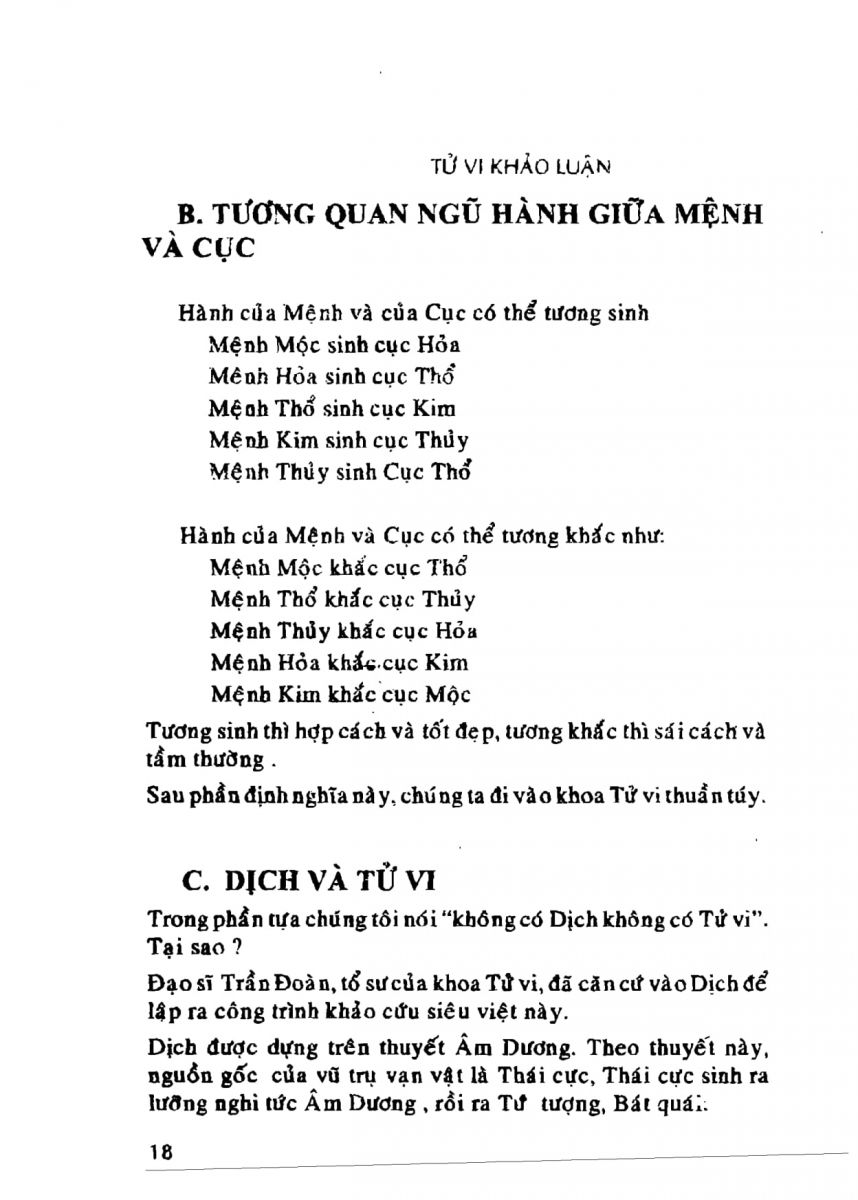 Tử Vi Khảo Luận - 18