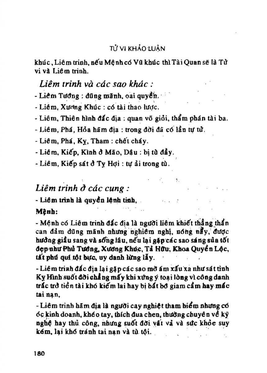 Tử Vi Khảo Luận - 180