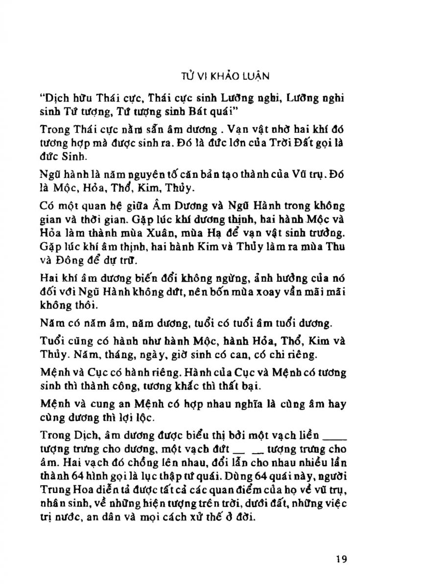 Tử Vi Khảo Luận - 19