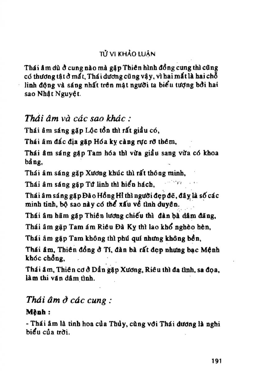 Tử Vi Khảo Luận - 191
