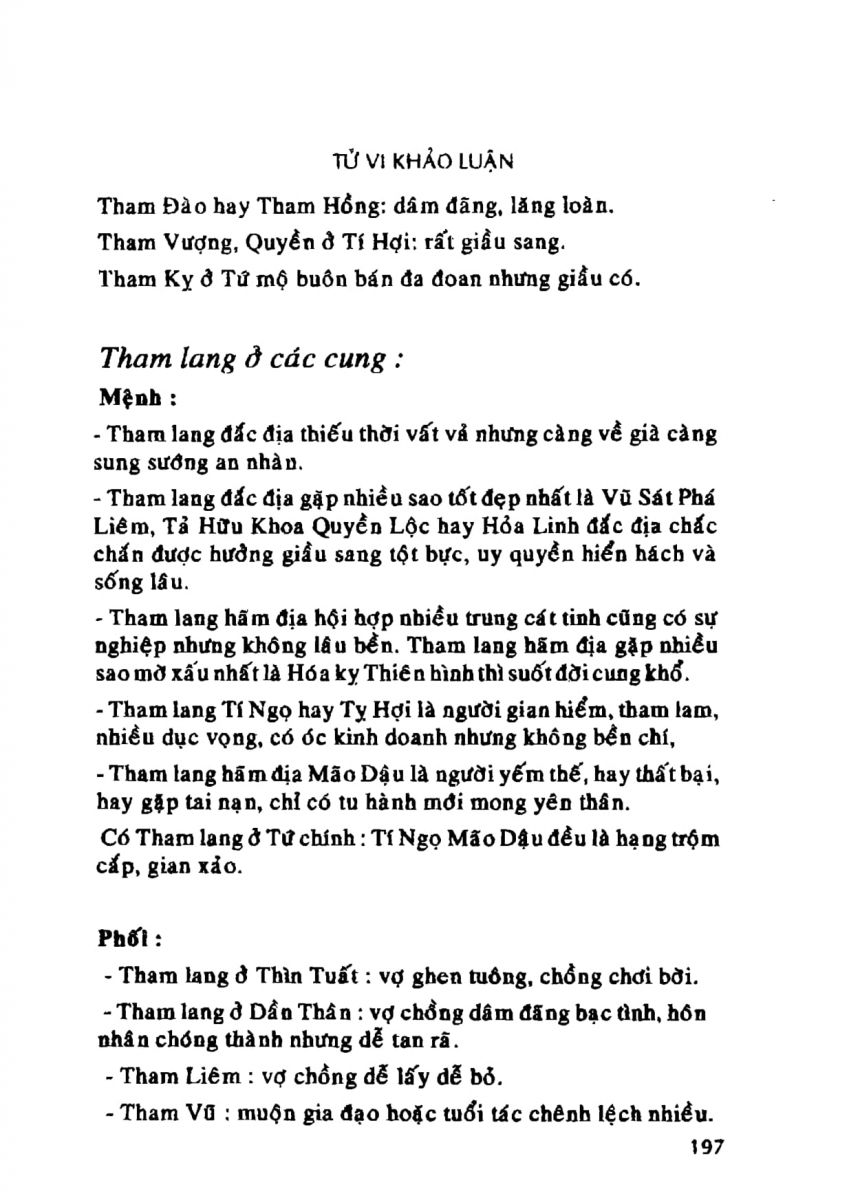 Tử Vi Khảo Luận - 197