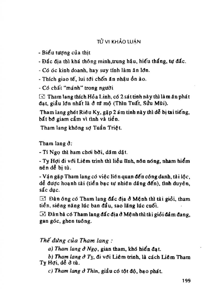 Tử Vi Khảo Luận - 199