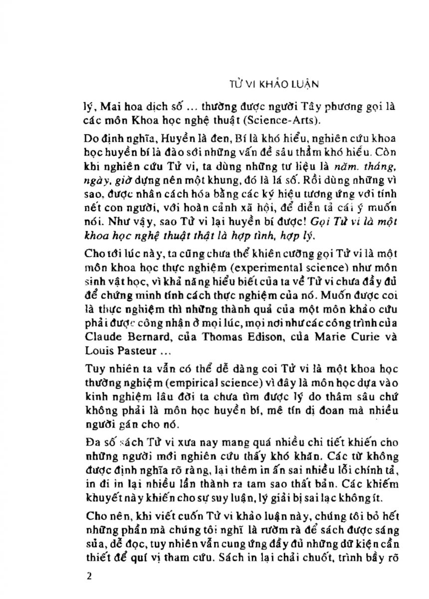 Tử Vi Khảo Luận - 2