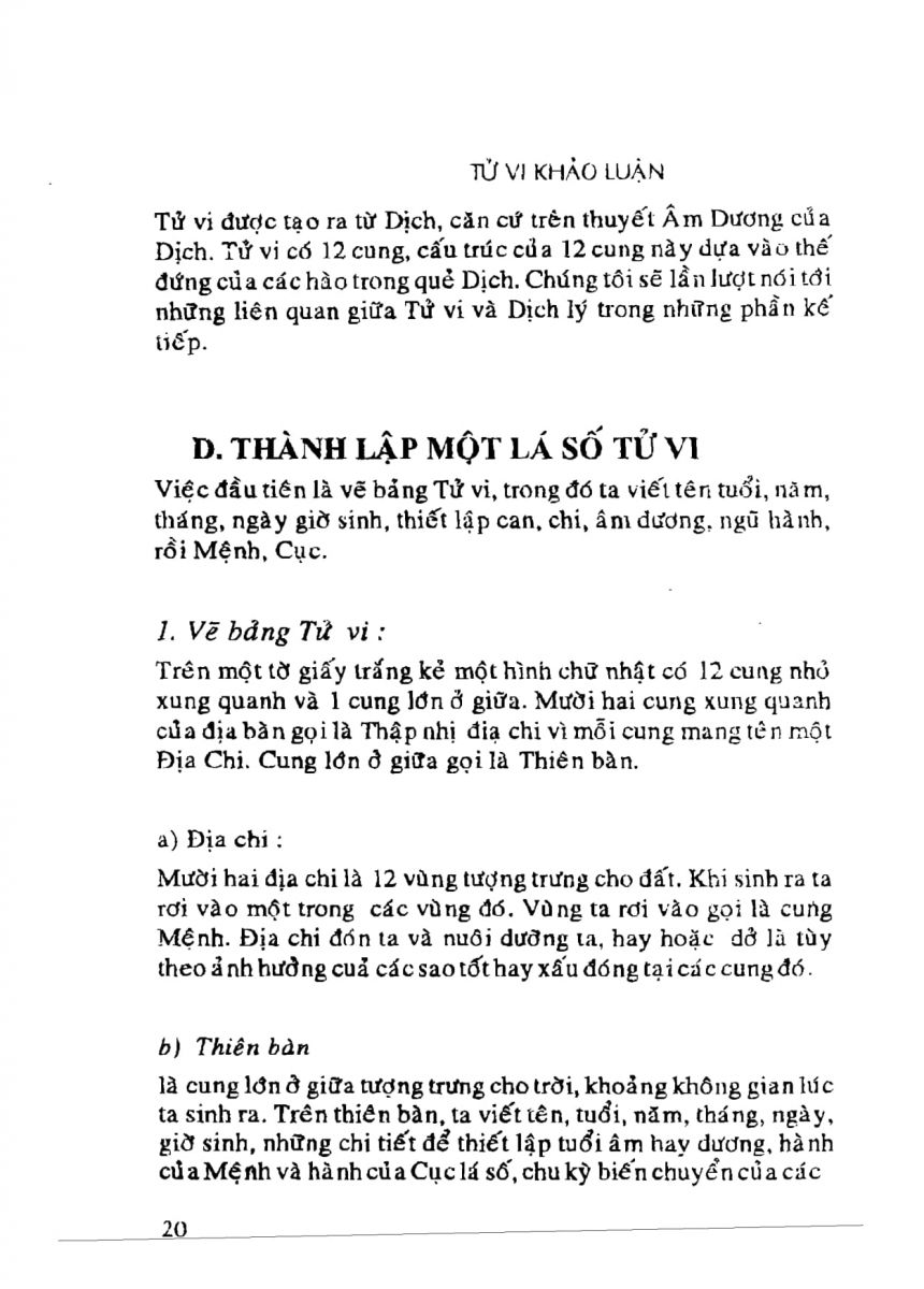 Tử Vi Khảo Luận - 20