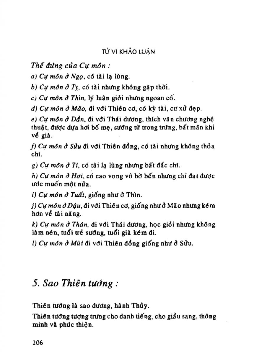 Tử Vi Khảo Luận - 206