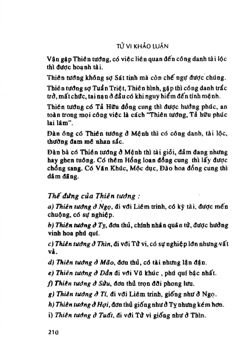 Tử Vi Khảo Luận - 210