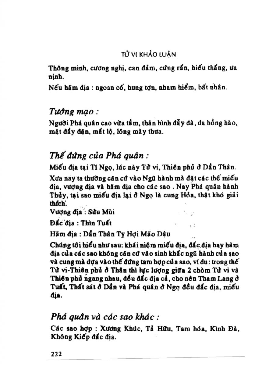 Tử Vi Khảo Luận - 222