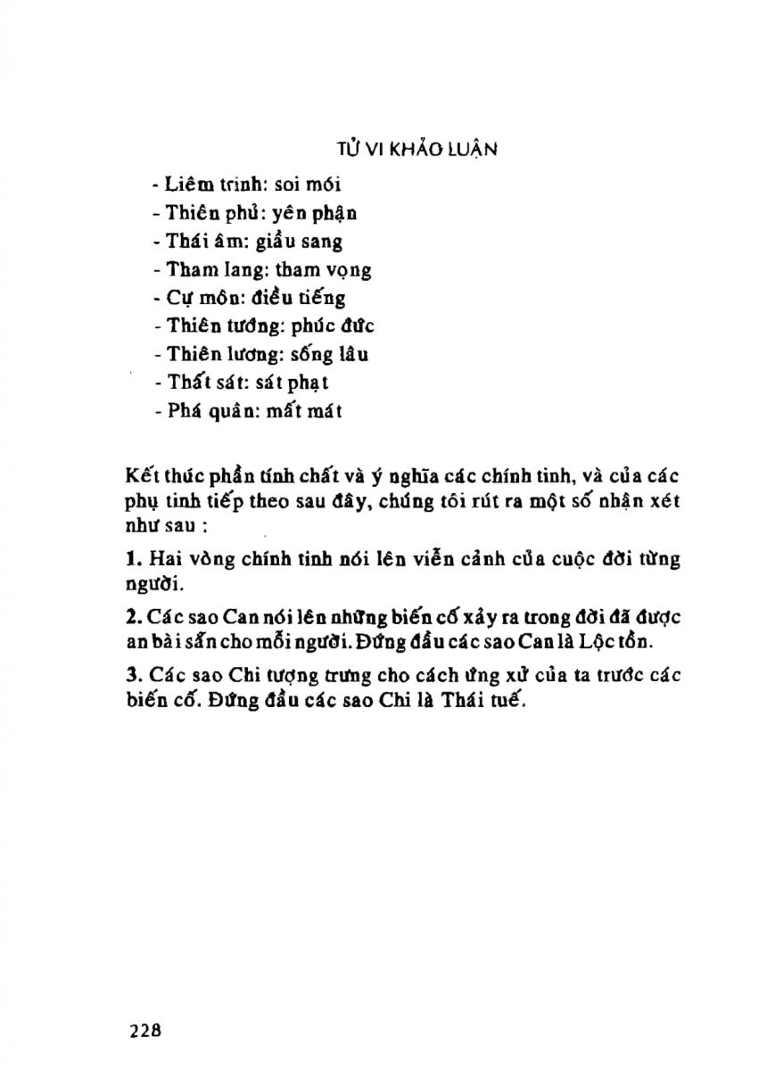 Tử Vi Khảo Luận - 228
