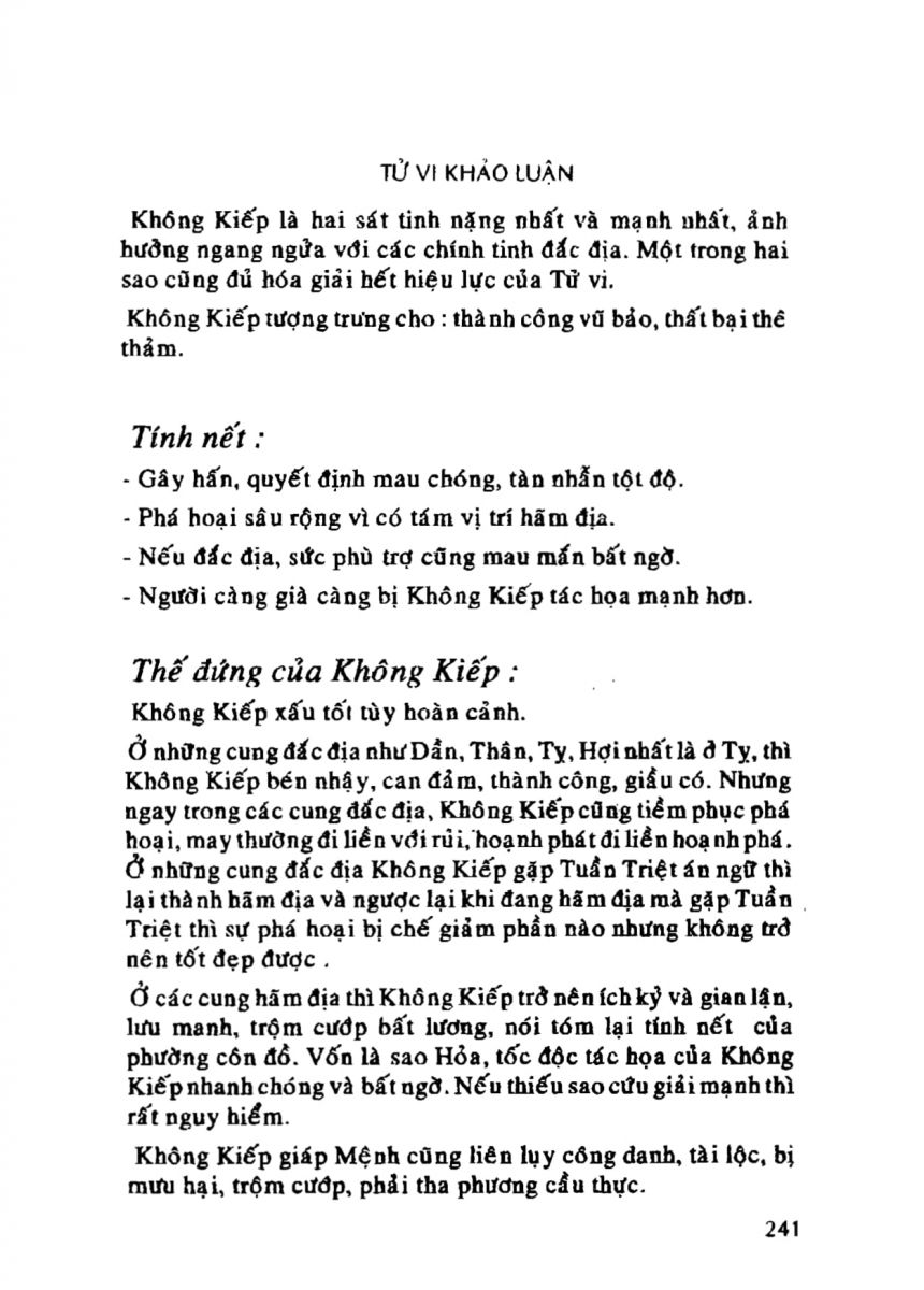 Tử Vi Khảo Luận - 241