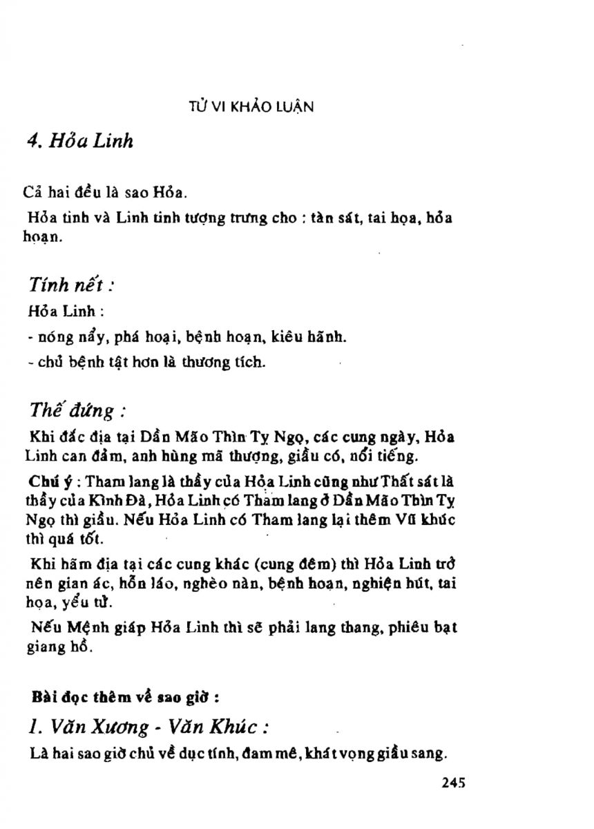 Tử Vi Khảo Luận - 245