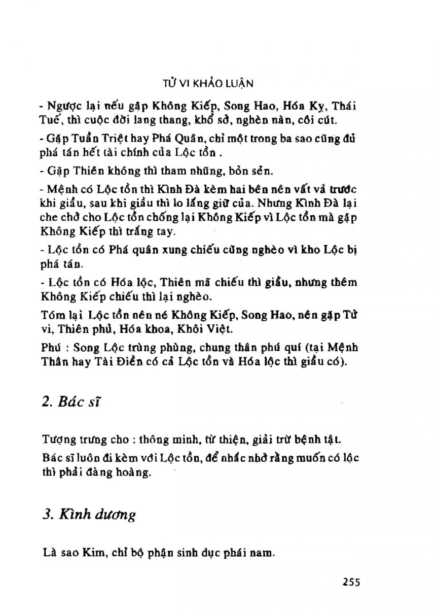 Tử Vi Khảo Luận - 255