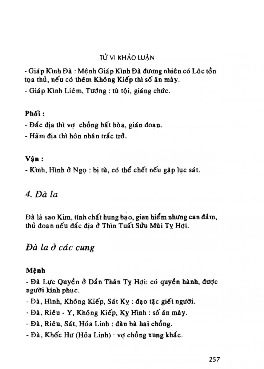 Tử Vi Khảo Luận - 257