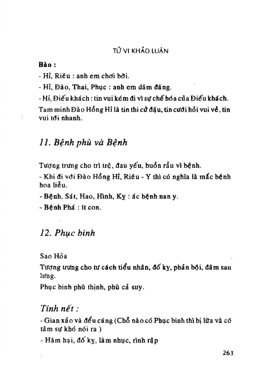 Tử Vi Khảo Luận - 263