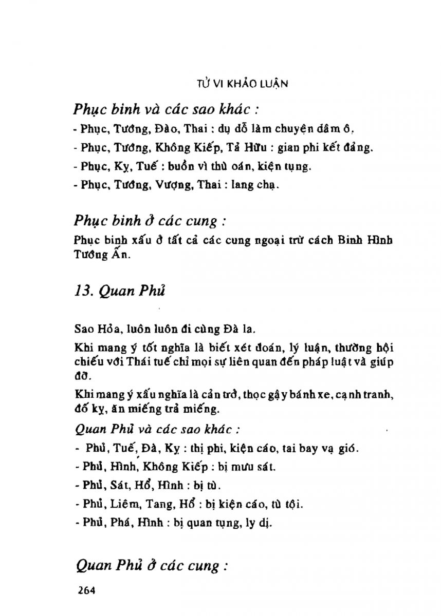 Tử Vi Khảo Luận - 264