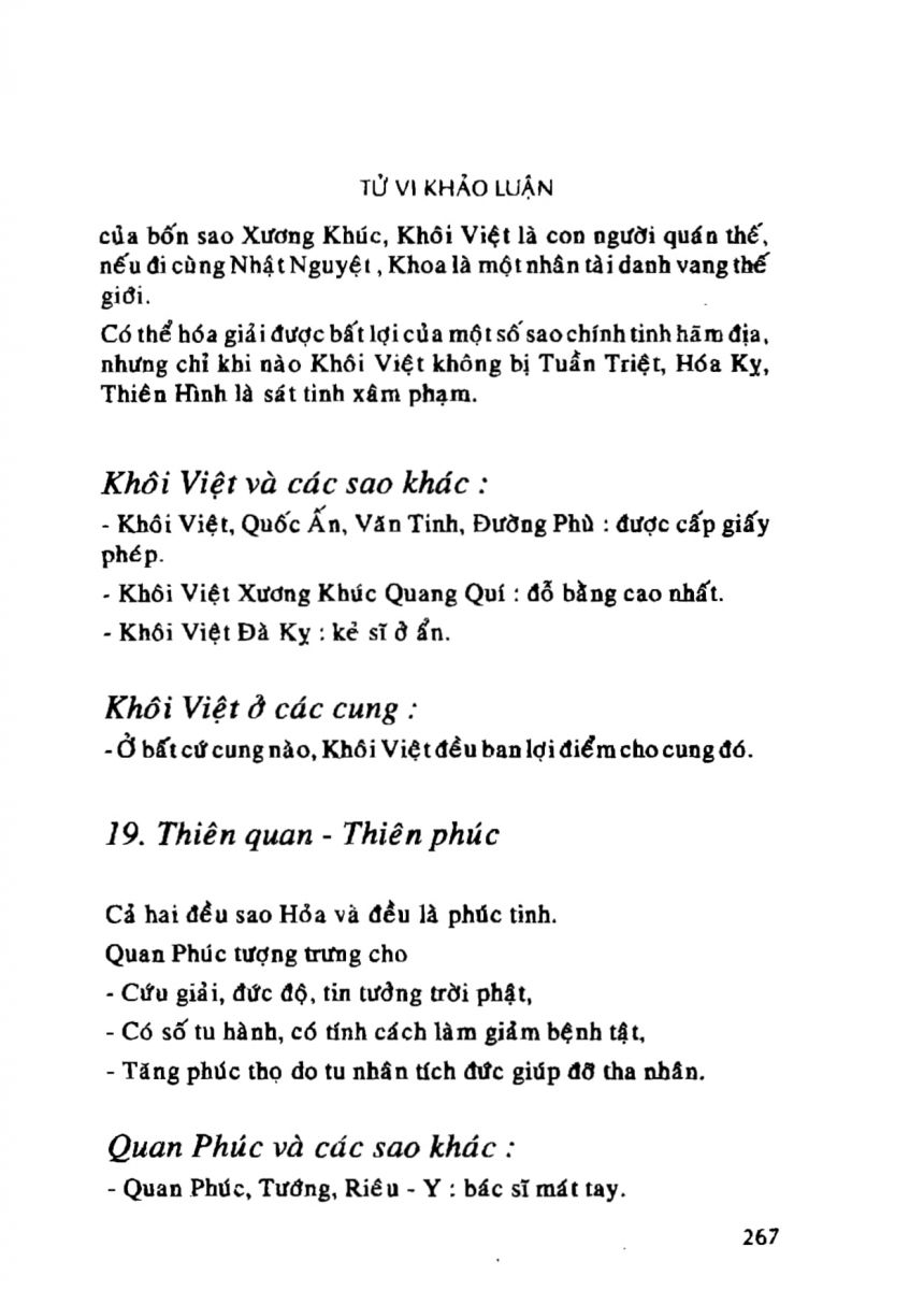 Tử Vi Khảo Luận - 267